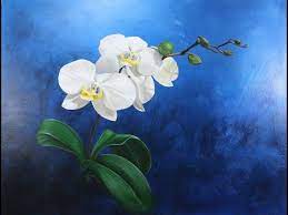 Paint Realistic Orchids In Acrylic
