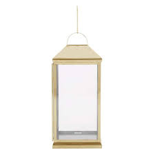 gold stainless steel lantern 109065