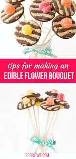easy diy cookie flower bouquets so