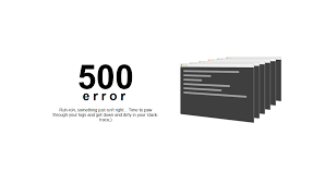 500 error page html templates