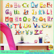 Wallpaper Removable Kids Alphabet