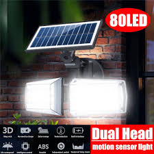 100w 80led Cob Double Head Solar Motion