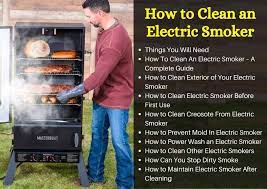 electric smoker deep cleaning