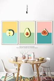 Avocado Print Tropical Fruit Kitchen
