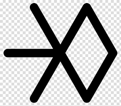 exo xoxo logo k pop growl exo logo