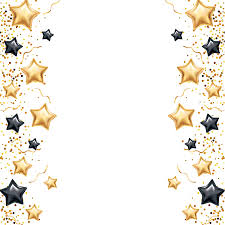 gold black star background banners