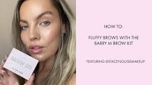 fluffy brows with the barry m brow kit