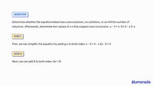 Equation Below Has A One Solutions