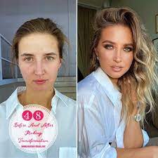 before and after makeup transformations