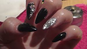 Read my guide on how to master acrylic nails! Black Acrylic Nails Fill And Re Design How To Acrylic Nails At Home Youtube