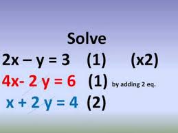 solving equations of the first degree