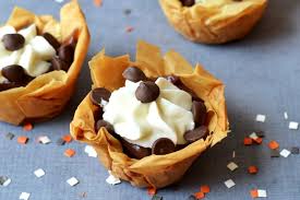 Dust a work surface and the first dough ball with the cornstarch mixture. Fillo Dough Chocolate Cream Pies Savvy Saving Couple