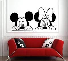 mickey minnie mouse wall stickers baby