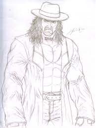Make a coloring book with grim reaper undertaker for one click. Rough Sketch The Undertaker By Thealvintaker On Deviantart