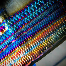 The Colours From Oxidation In This Stainless Steel Tig Weld