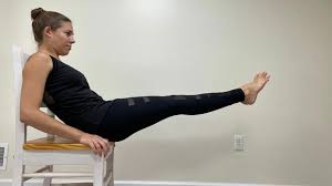 chair yoga poses for a strong core
