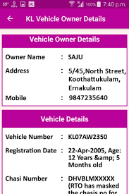 kl vehicle owner details apk