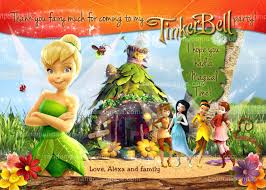 Diy Tinkerbell Invitation Fairy Invite Tinkerbell Birthday Party