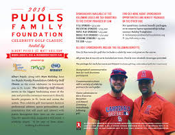 Celebrity supporters of pujols family foundation, including albert pujols. Pujols Family Foundation Celebrity Golf Classic St Louis Pujols Family Foundation