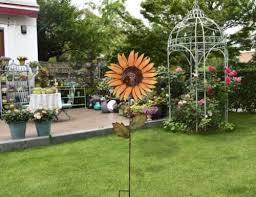 Sunflower Decor Metal Yard Art Decor