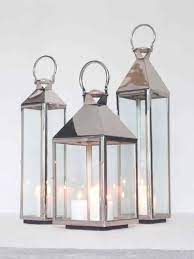 stainless steel lantern 15x5inch