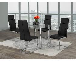 Plus we offer extendable dining tables that can accommodate extra guests during special occasions as well as smaller kitchen tables to. Dining Set Round Table Sale 8329 Black Lastman S Bad Boy