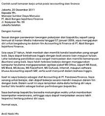    Ideas Collection Contoh Job Application Letter Bahasa Indonesia In  Description     Pengetahuan jembatan masa depan   blogger