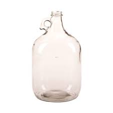 Carboy One Gallon Clear Glass Jug