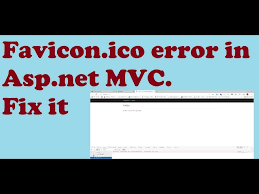 favicon ico error fix in asp net mvc
