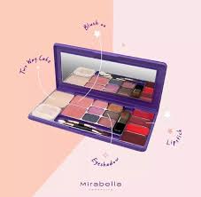 mirabella natural makeup kit pallet