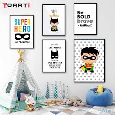 This page is about little boys superhero quote,contains superhero birthday quotes for boys. Batman Mask Nursery Quotes Wall Art Canvas Posters And Prints Cartoon Painting Decorative Pictures Boys Kids Bedroom Decoration Buy At The Price Of 2 58 In Aliexpress Com Imall Com
