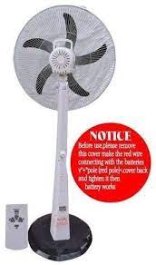 ox 18 inch rechargeable standing fan