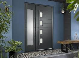 Bergen 1 44m Grey Front Door With