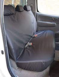 Tailored Rear Bench Seat Cover In Black