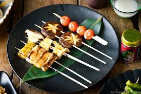Yakitori Style Grilled Vegetables 焼き野