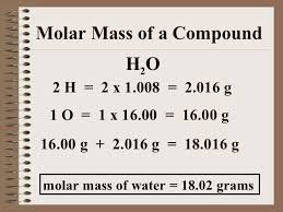 What Is The Molar Mass Of A Substance Magdalene Project Org