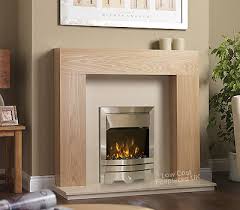 Electric Oak Wood Surround Cream Modern