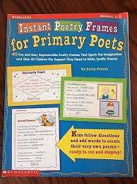 instant poetry frames for primary poets
