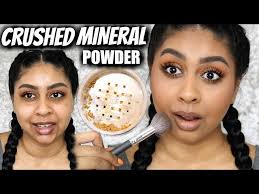 pure crushed mineral powder foundation