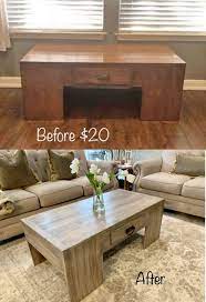 Before And After Coffee Table Used