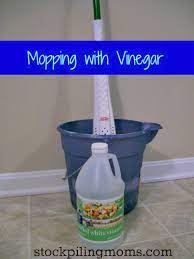 mopping with vinegar safe for all