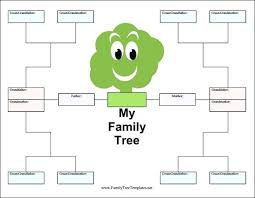 Free Printable Family Tree Template Chart Word Helenamontana Info