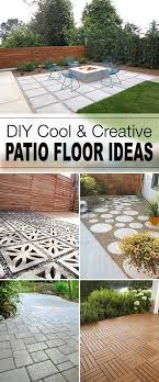 creative patio flooring ideas