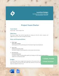 project charter 12 examples format