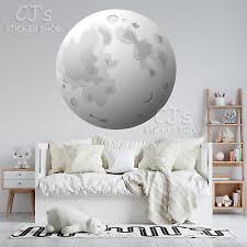 Moon Wall Decal Solar System Kids