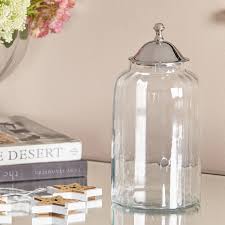terreno decorative glass jar with