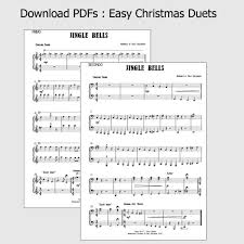 Pdf Chart Easy Christmas Duets Piano 4 Hands Sally