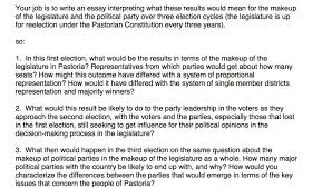 your job is to write an essay interpreting what these results would your job is to write an essay interpreting what these results would mean for the makeup of the legislature and the political party over three