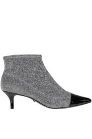 Glittered Sock Ankle Boots