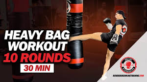 heavy bag workout muay thai and